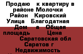 Продаю 1-к квартиру в районе Молочки › Район ­ Кировский › Улица ­ Благодатная › Дом ­ 1а › Общая площадь ­ 57 › Цена ­ 1 655 000 - Саратовская обл., Саратов г. Недвижимость » Квартиры продажа   